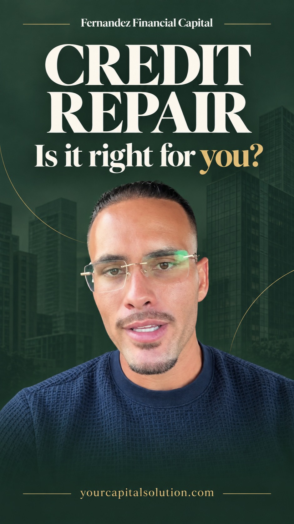 Leovany explaining FFC credit repair services